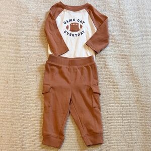 Kids Brown Game Day Everyday Outfit